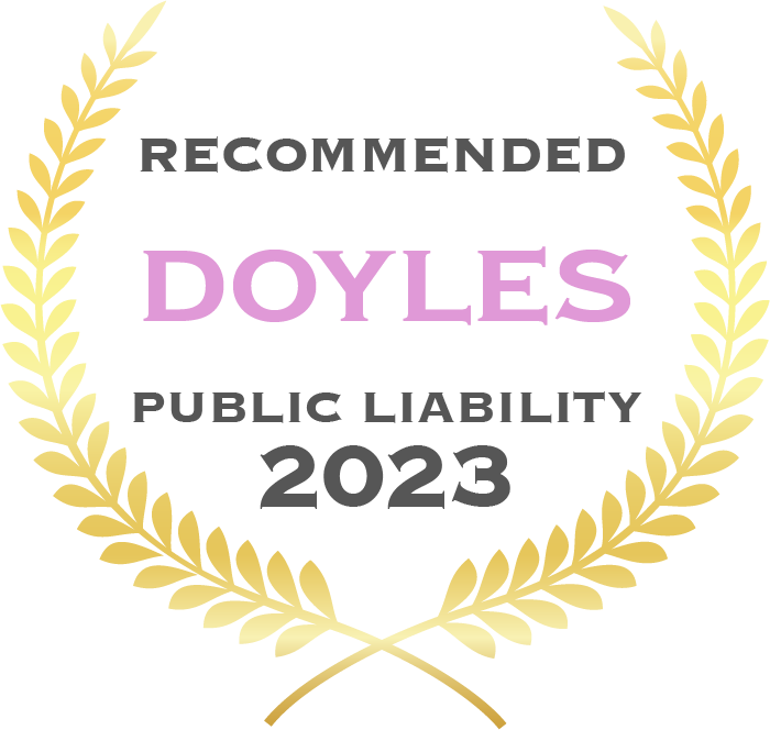 Recommended Doyles Public Liability 2023 award