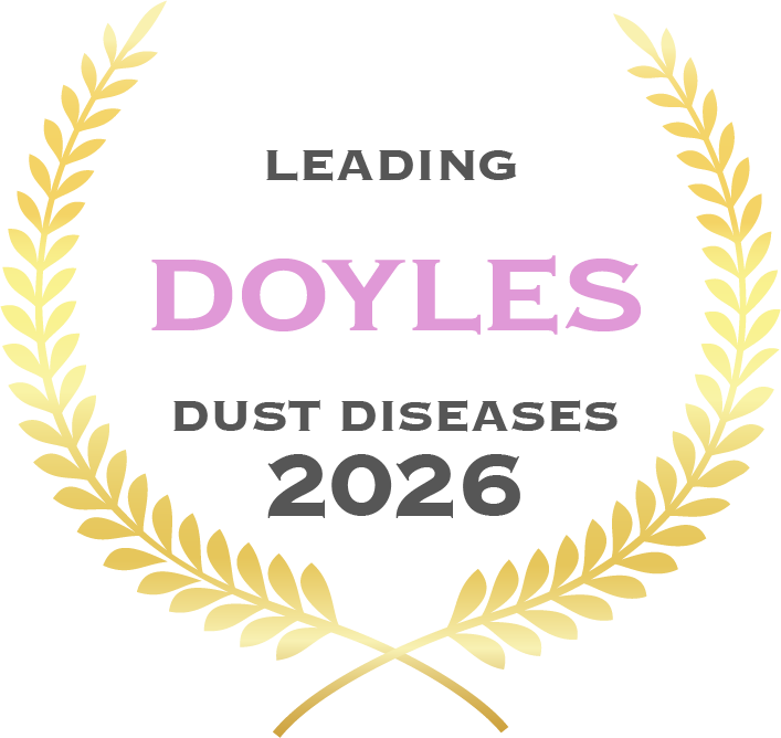 Doyle's Guide 2026 Dust Diseases Leading badge, vbr Lawyers