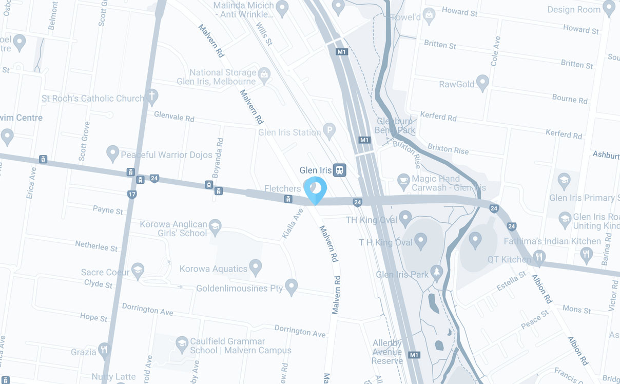 Melbourne map